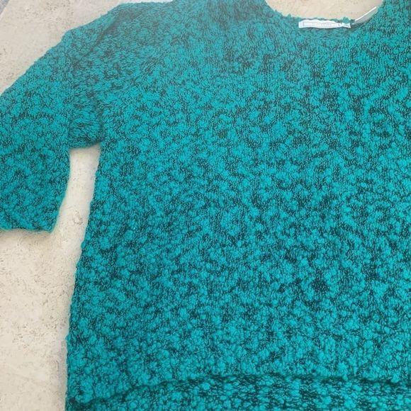 Eaton Long Sleeve Oversized Sweater- Blue & black - Picture 7 of 7